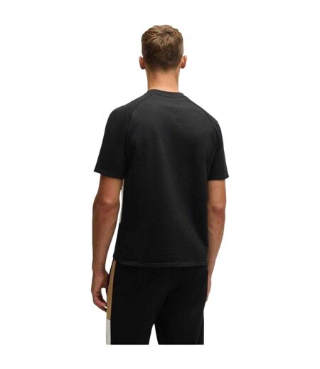 Mens Colour Block Regular T-shirt Black Boss