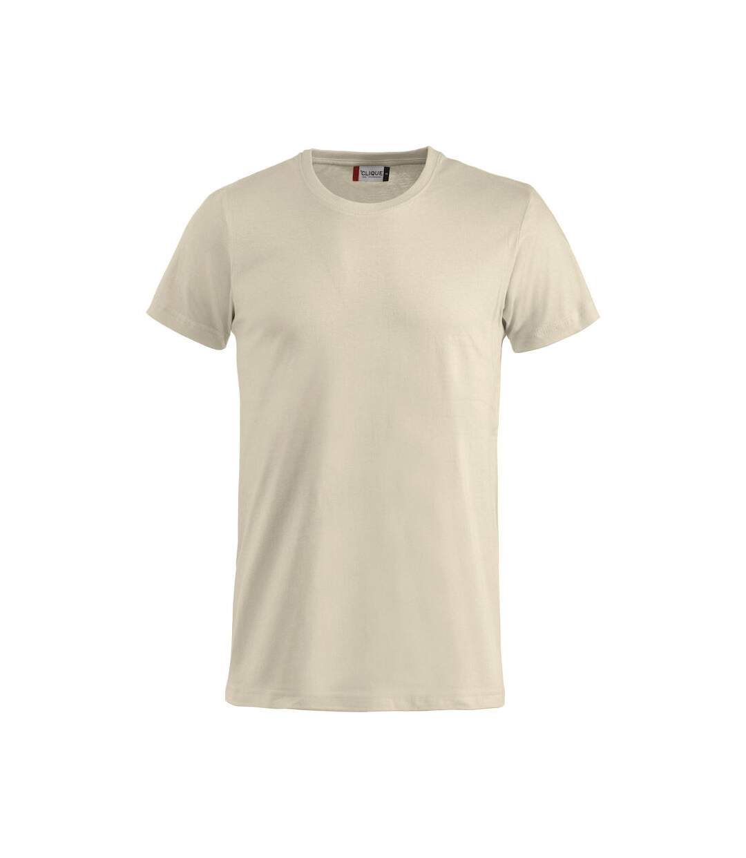 T-shirt basic homme kaki clair Clique