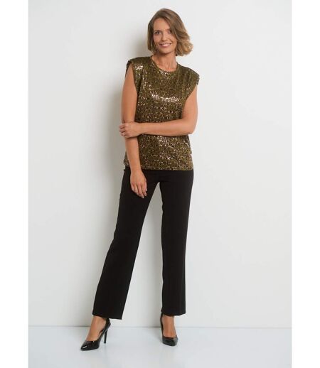 T-shirt imprimé animalier sans manches