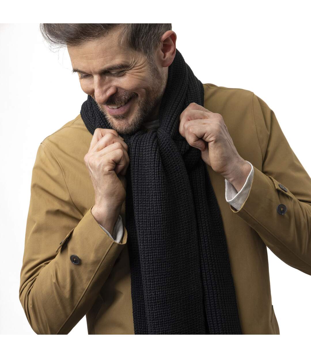 Heat Holders - Mens Windproof Fleece Winter Scarf-4