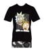 Ensemble De Pyjama Motif/style Quadrillage Homme Noir Blanc Rick And Morty-3