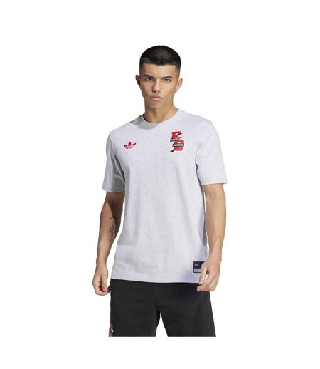 T-shirt Motif/style Fc Bayern Munich Adulte Gris Chiné Adidas