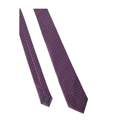 Mens spotted tie one size burgundy Burton