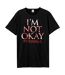 T-shirt i'm not okay adulte noir Amplified-1