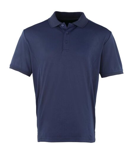 Premier Mens Coolchecker Pique Short Sleeve Polo T-Shirt (Navy) - UTRW4401
