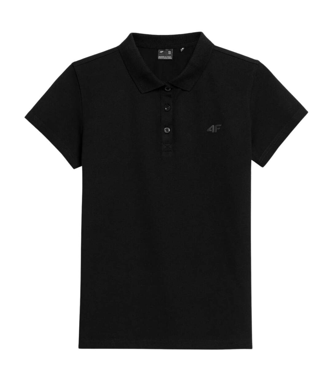 Polo F317 Femme Noir 4F-2