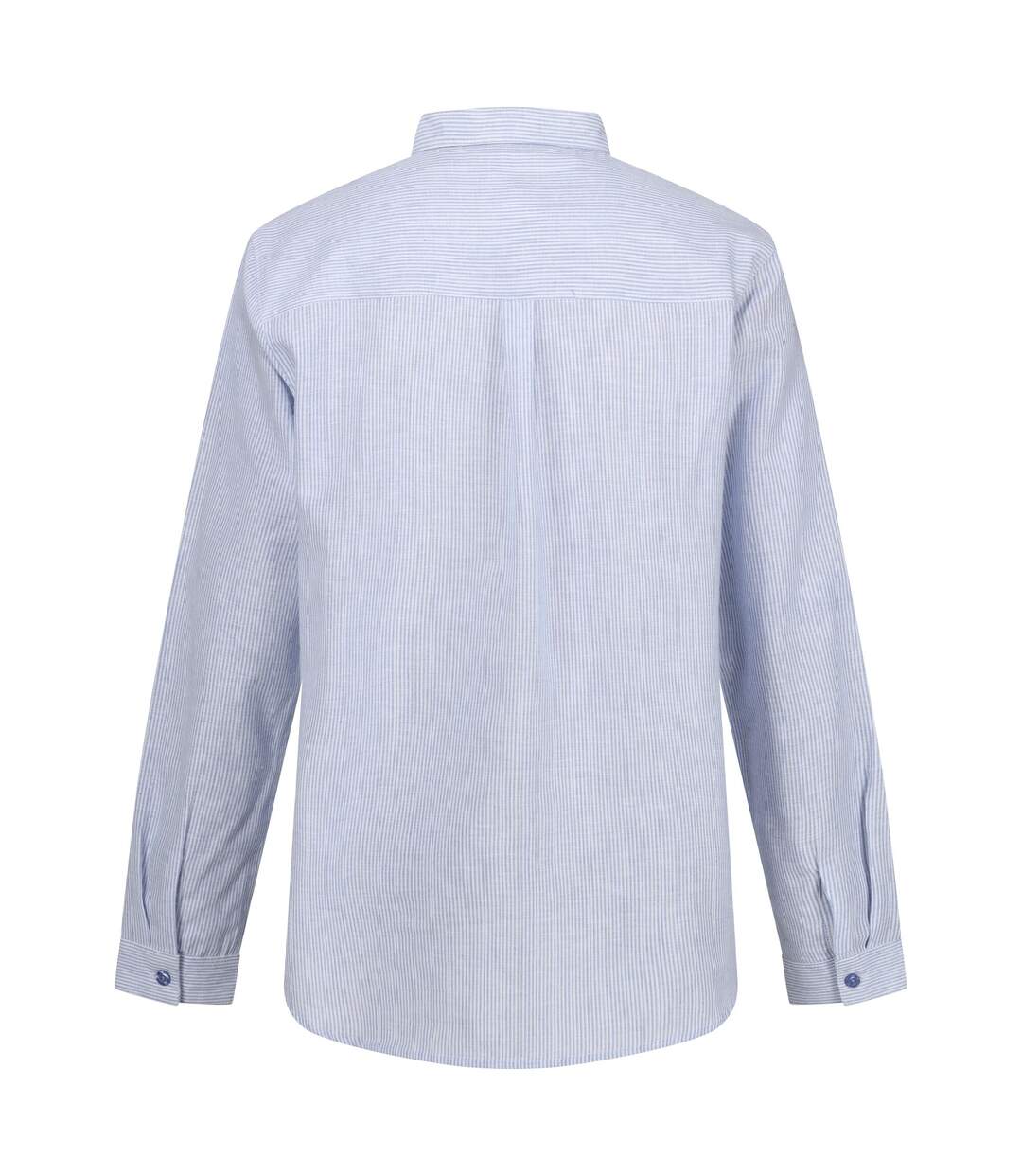 Womens/ladies Primevere Striped Shirt Hydrangea Blue Regatta-3