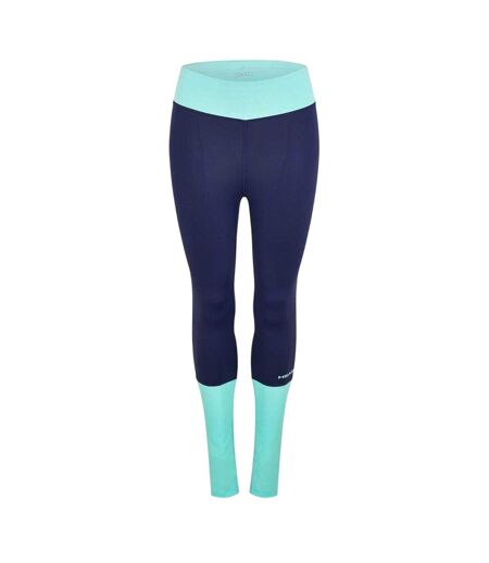 Legging Motif/style Blocs De Couleurs Femme Bleu Head