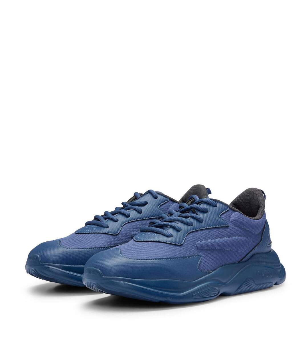 Baskets Leon Homme Bleu Marine Hugo-4