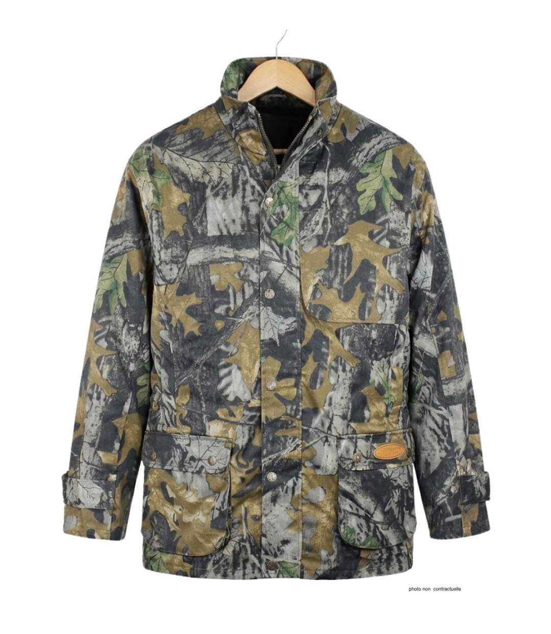 LEDERTYS LY0004 — Veste de chasse déperlante camouflage Forestwood kaki : confort et fonctionnalité sur le terrain-2