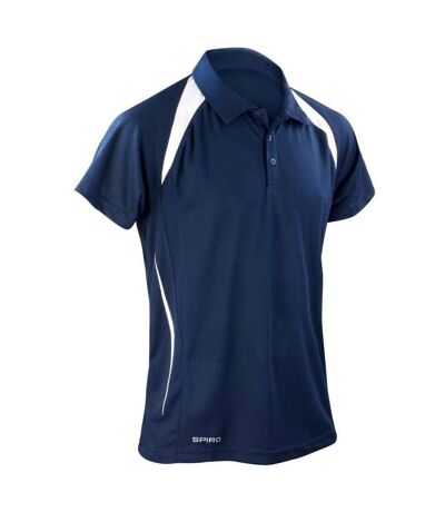 Polo team spirit homme bleu marine / blanc Spiro Spiro