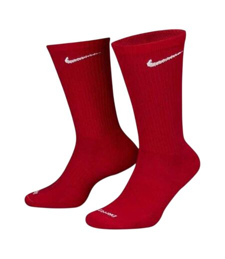 Lot De 6  Chaussettes Entraînement Femme Rouge Rose Violet Bleu Vert Jaune Nike