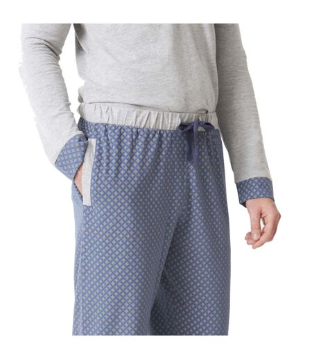 Men's Long Sleeve Pajamas with Mandarin Collar JJBDP5201