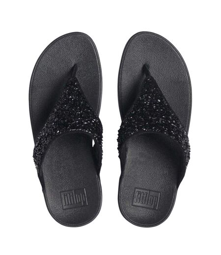 Sandales À Talons Compensés Lulu Summerfoil Femme Noir FitFlop