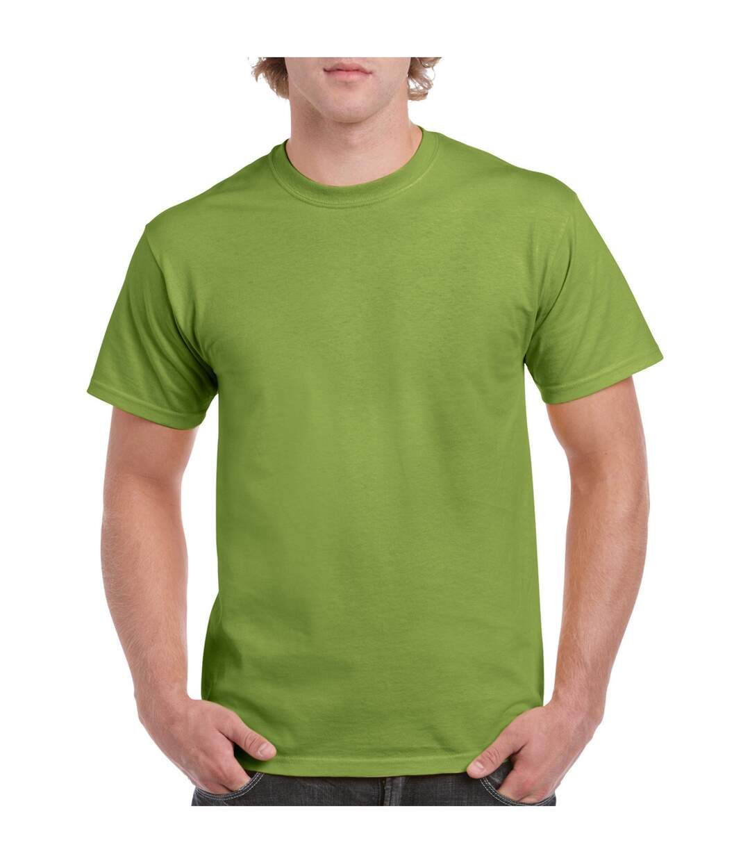 T-shirt Adulte Jaune Vif Gildan-1