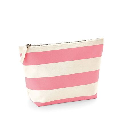 Westford Mill Nautical Accessory Bag (Natural/Pink) (One Size) - UTPC3654
