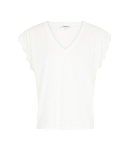 T-shirt blanc femme morgan decume