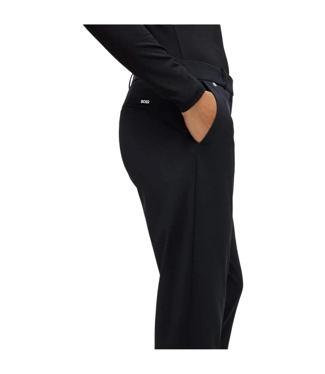 Chino Motif/style Uni Femme Noir Boss-3