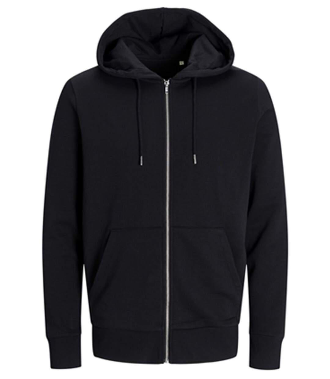 Sweat zippé à capuche - JACK&JONES - Unisexe - JJ3907 - noir-2