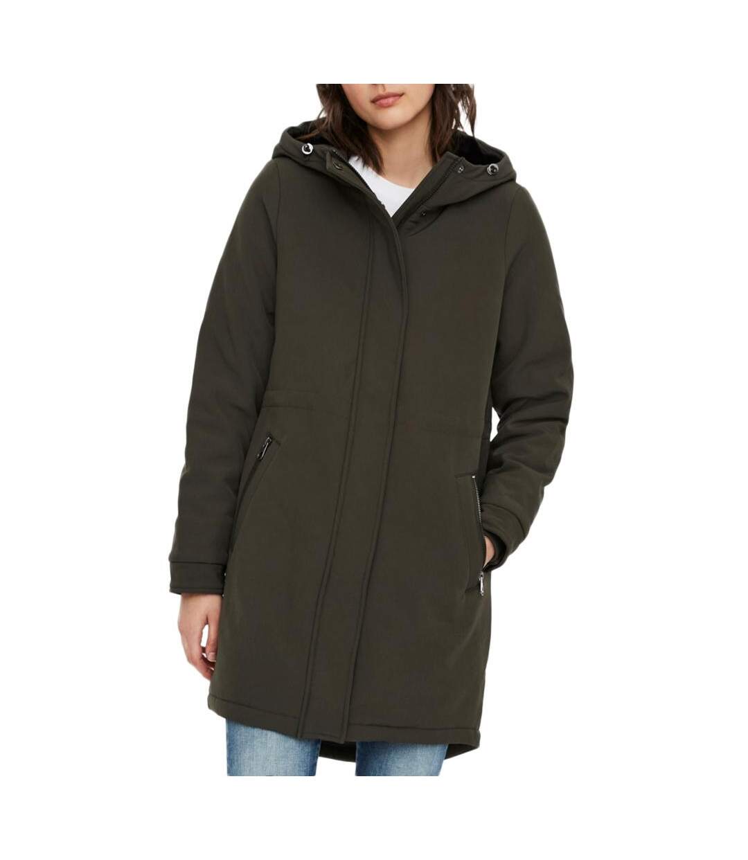 Parka Grise Femme Vero Moda Cleanmila - M-1