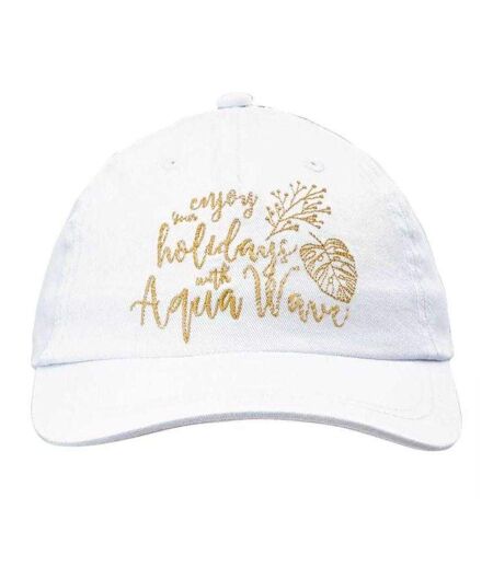 Casquette De Baseball Carol Enfant Blanc Doré Aquawave