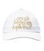 Casquette De Baseball Carol Enfant Blanc Doré Aquawave-1