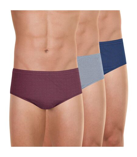 Lot de 3 slips taille haute fermé homme Trio Fantaisie Eminence