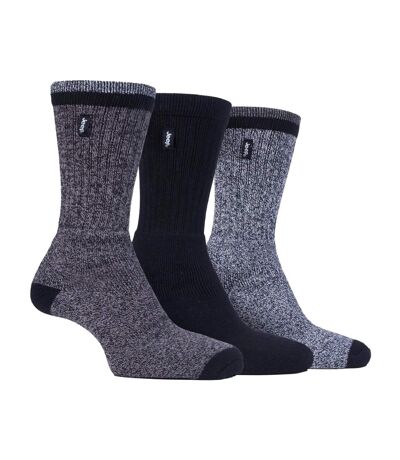 3 Pack Men's Heavy-Duty Poly Workwear Socks, Cushion Performance Boot Socks