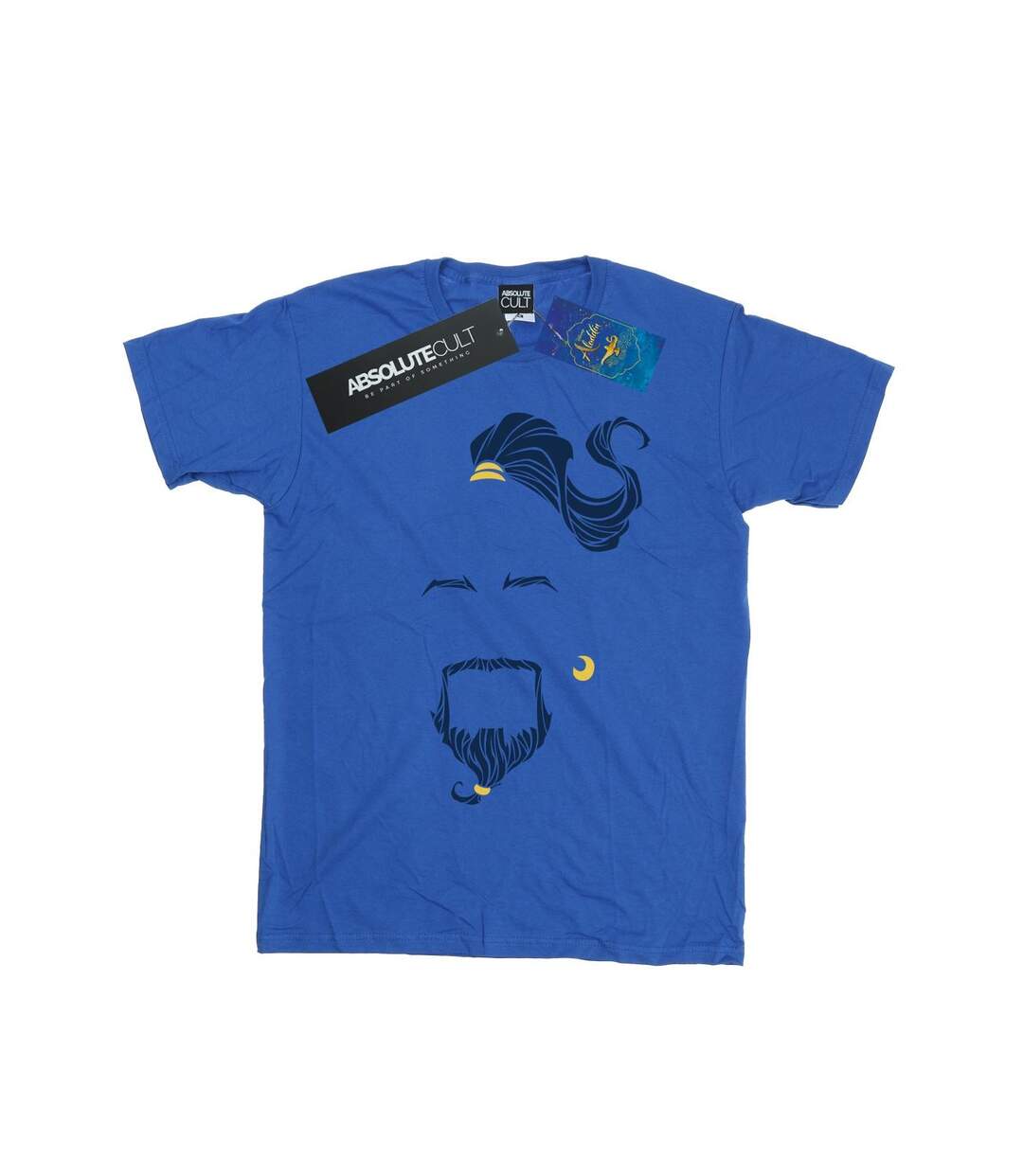 Disney Womens/Ladies Aladdin Movie Genie Blue Face Cotton Boyfriend T-Shirt (Bleu royal) - UTBI8094-1