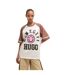 T-shirt Happy Homme Blanc Hugo-3