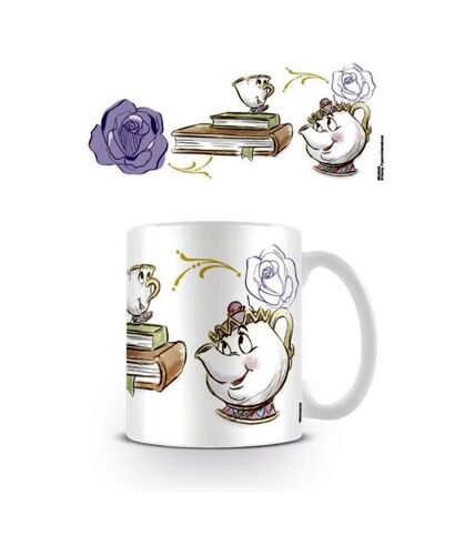 Beauty And The Beast - Mug ENCHANTED (Blanc / Lilas) (Taille unique) - UTPM1737