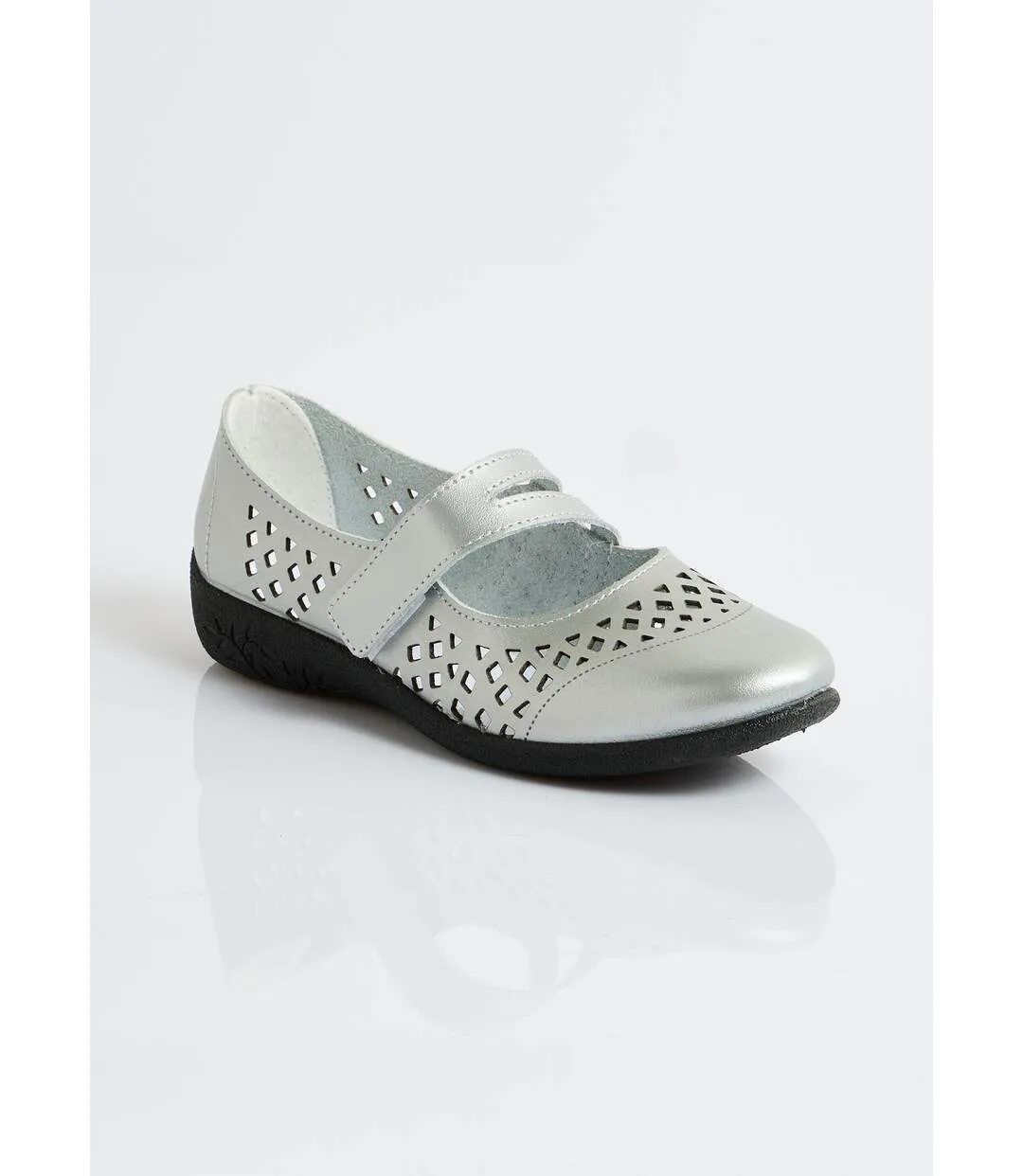 Ballerines babies cuir largeur confort-1