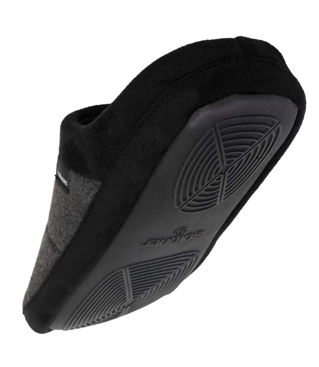 Isotoner Chaussons extra-light Mules homme polaire - semelle gomme ultra souple-5