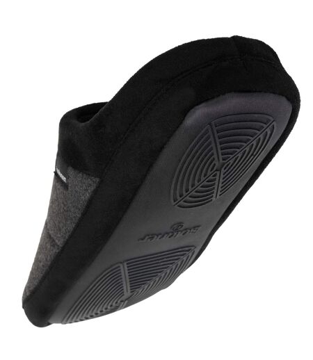 Isotoner Chaussons extra-light Mules homme polaire - semelle gomme ultra souple