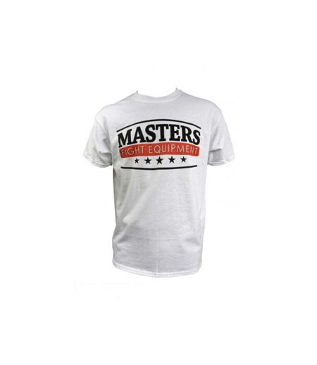 T-shirt Motif/style Logo Homme Noir Blanc Masters