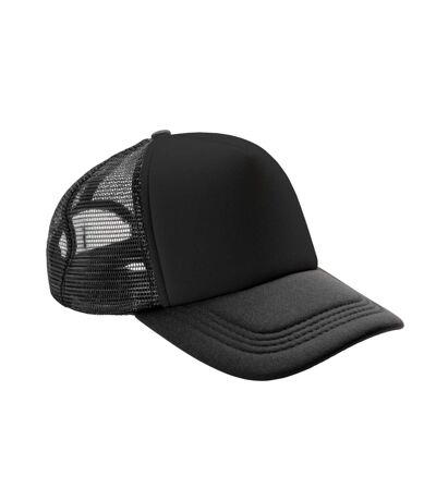 Detroit Mesh Trucker Cap Black Black Result Headwear