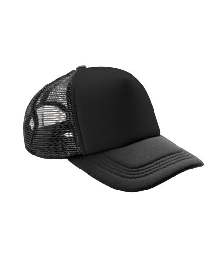 Detroit Mesh Trucker Cap Black Black Result Headwear
