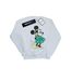 Disney Sweatshirt Minnie Mouse St Patrick's Day Womens/Ladies (Blanc) - UTBI27926-1