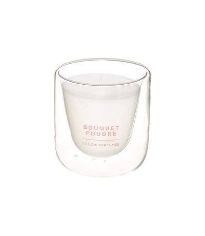 Bougie Parfumée En Verre Ilan 130g Bouquet Poudré