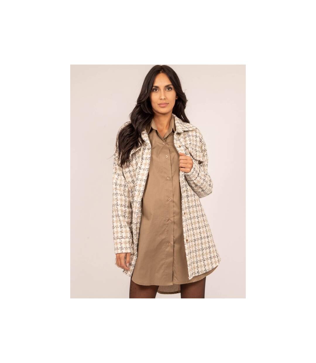 Surchemise carreaux UBARTH - Dona X Lisa-1