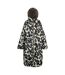 Unisex Adult Leopard Print Changing Robe Multicoloured Regatta-1