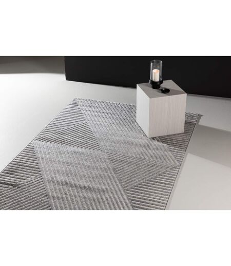 Tapis Déco Aron Solar 200x290cm Gris