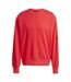 Mens Cotton Oversized Sweatshirt Ruby Red Black Adidas-2
