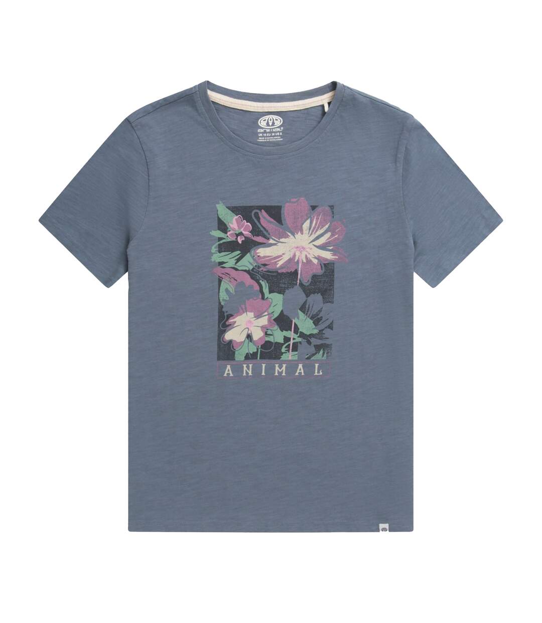 T-shirt canopy carina femme bleu Animal