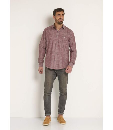 Chemise fantaisie détails contrastés