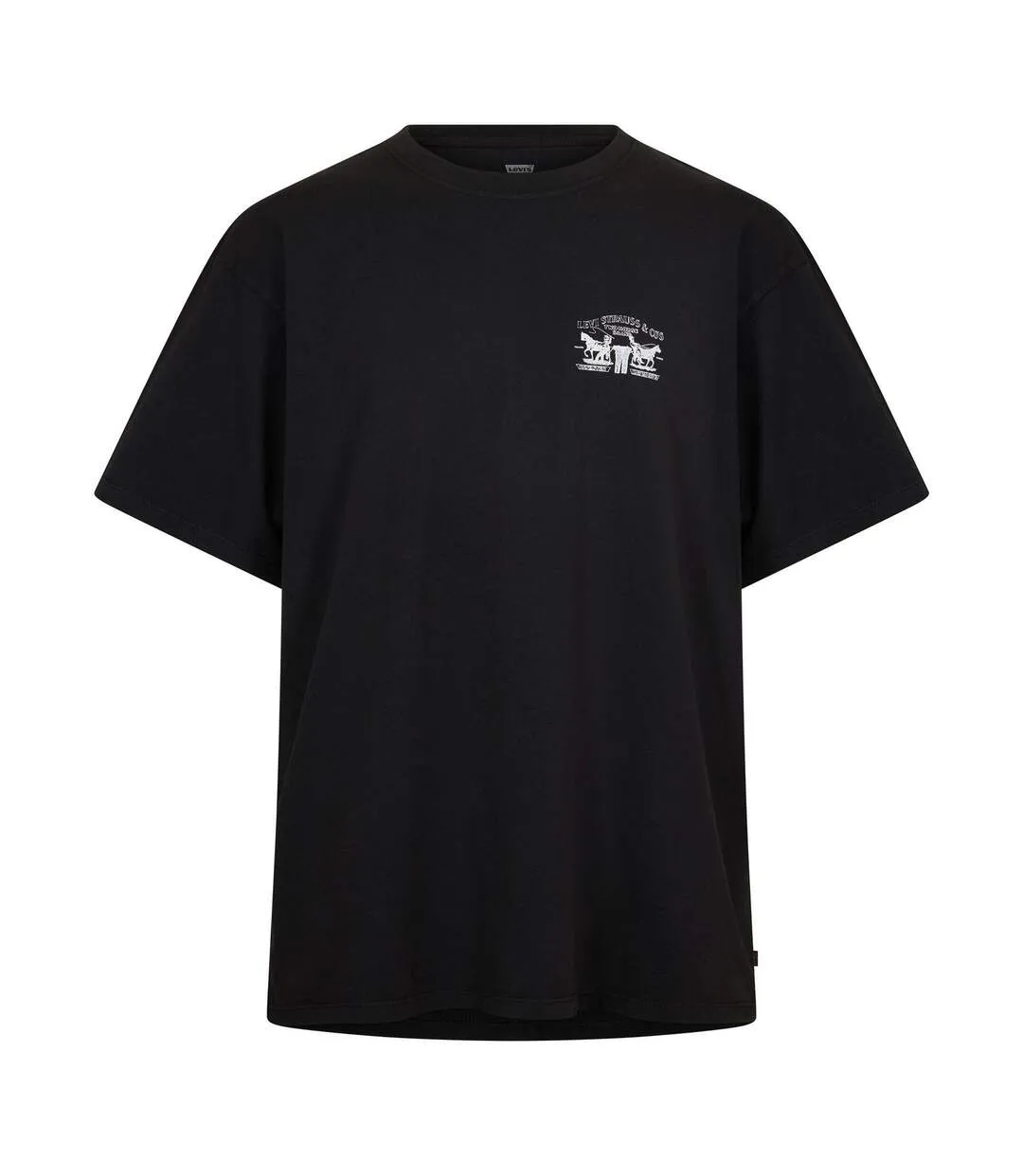 T-shirt Motif/style Rétro Homme Noir Vif Levis-1