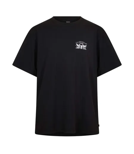 T-shirt Motif/style Rétro Homme Noir Vif Levis