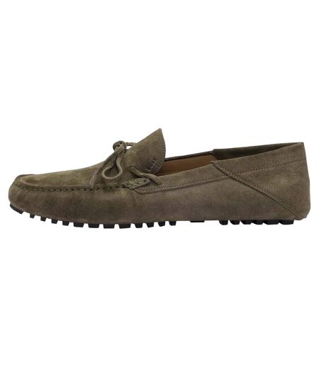 Mocassins Driver Homme Vert Boss