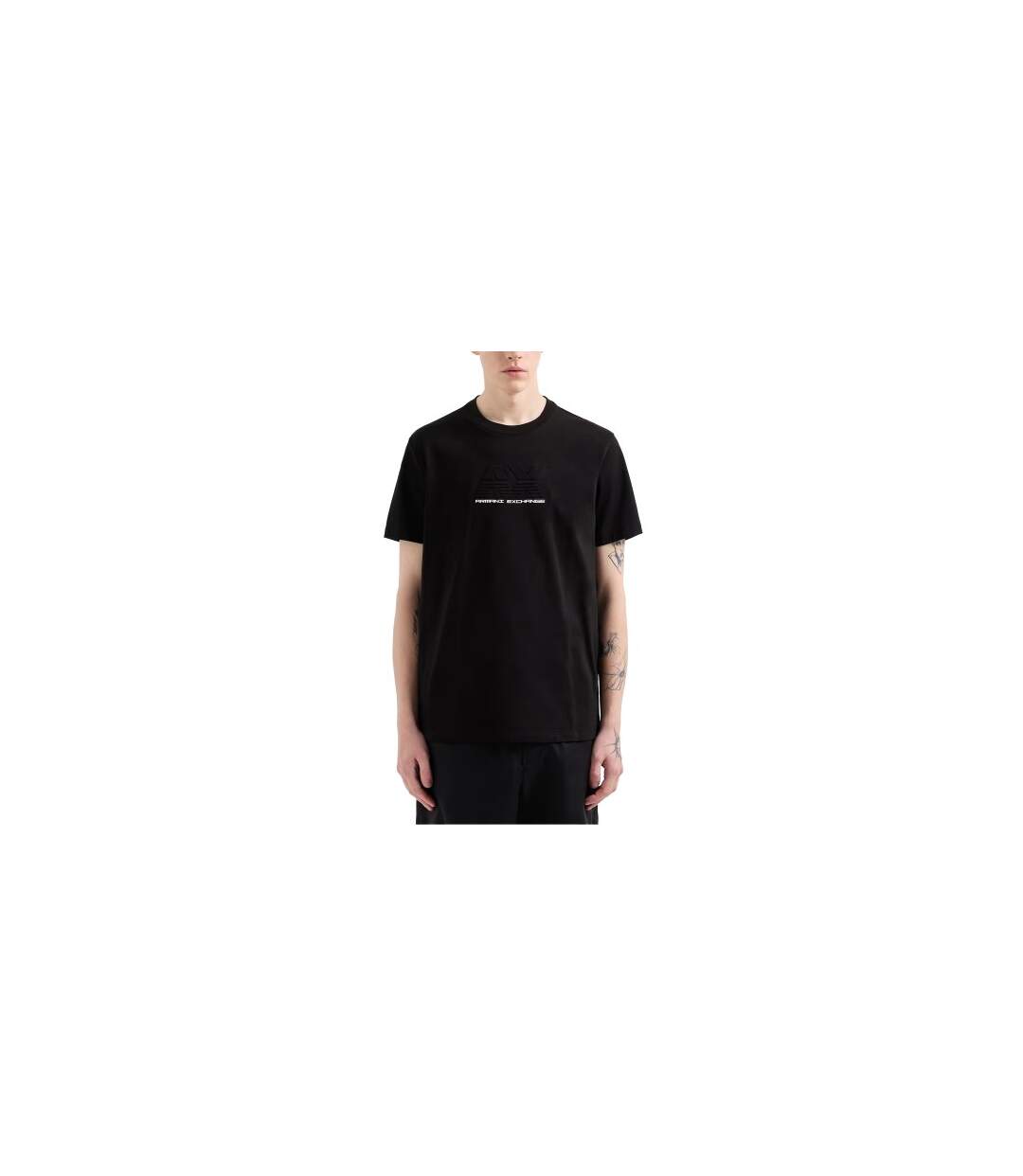 T-shirt Homme Noir Armani Exchange-1