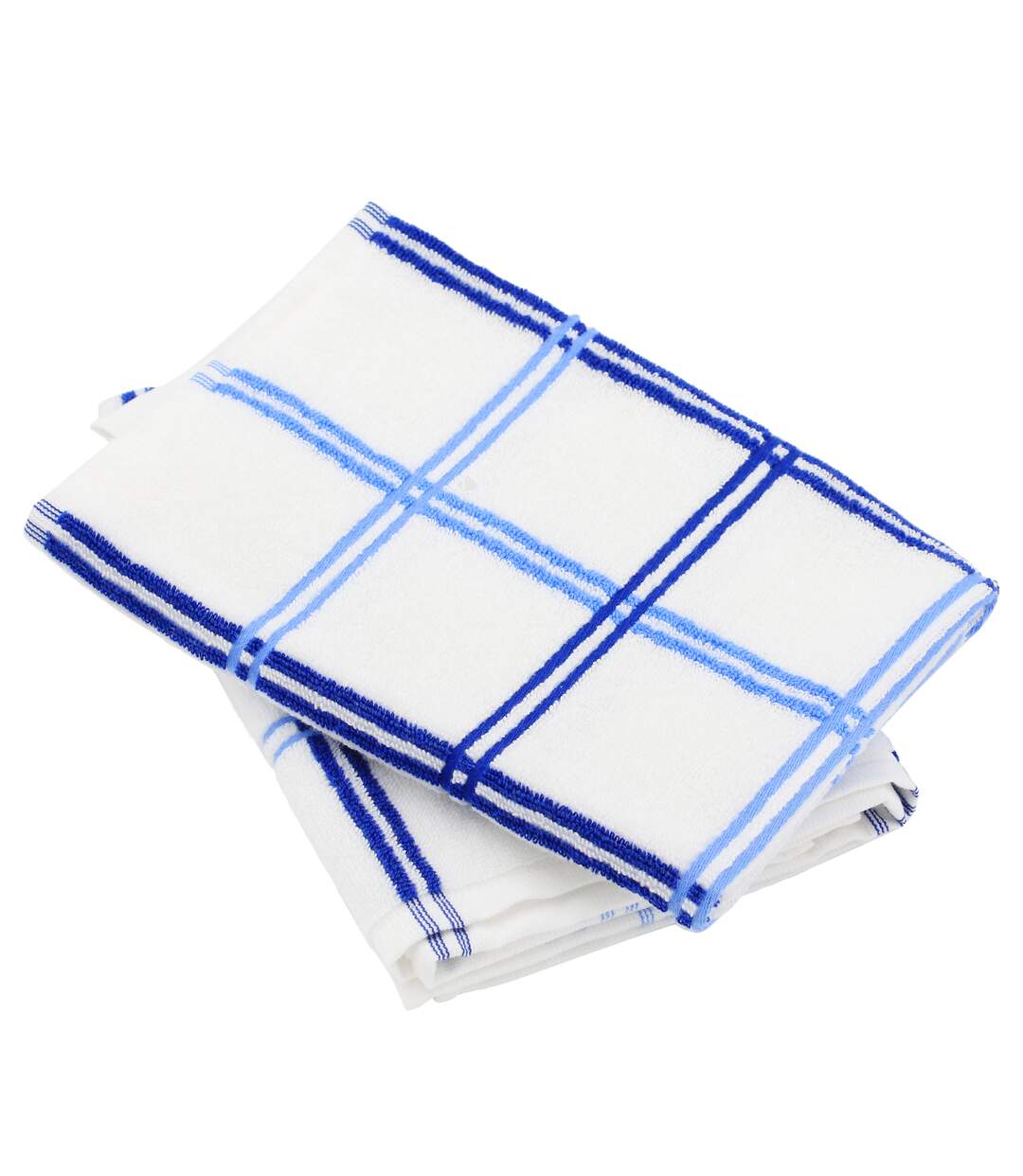 Lot de 2 torchons cuisine éponge SQUARES-1